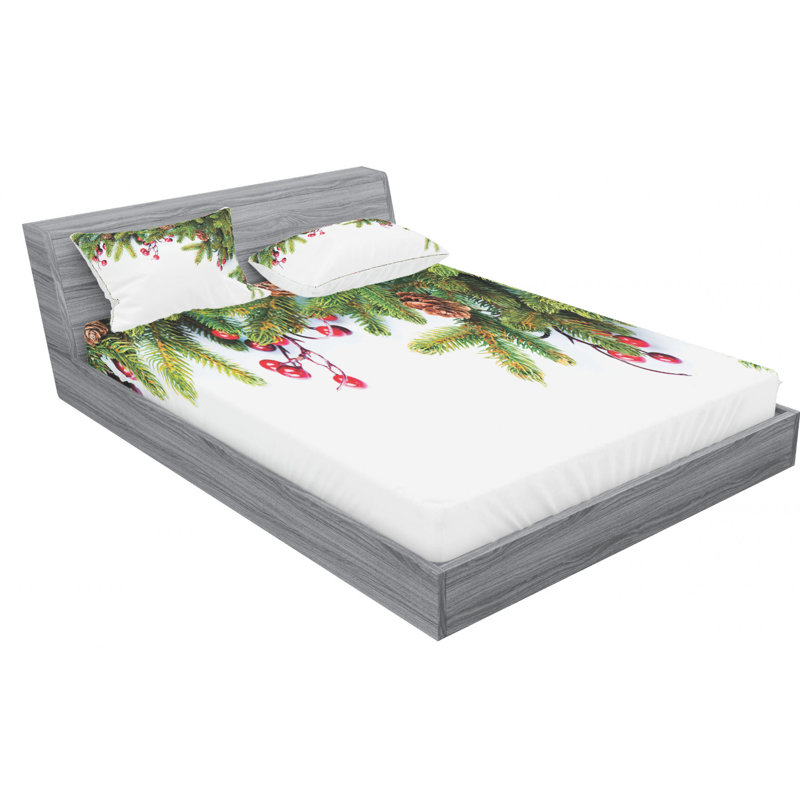 Microfiber Sheet Set, Queen Sheet Set with Fitted Sheet