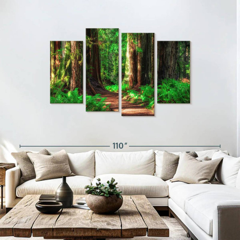 Path Through Forest, 48" H x 75" W