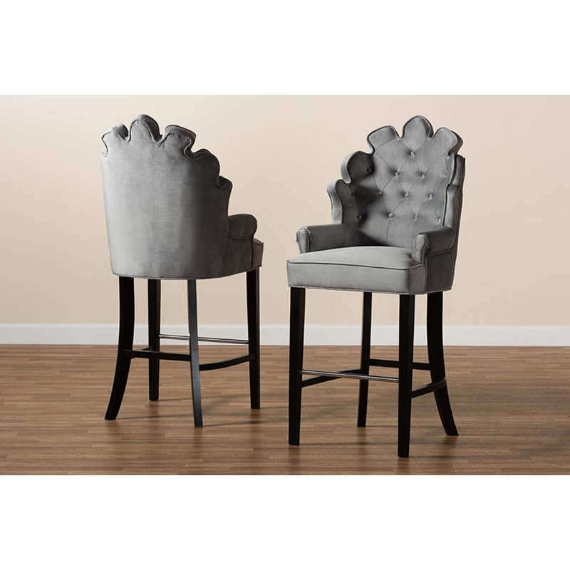 Tabouret 30,3 "Danni-Lee, Gris foncé