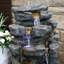Fontaine d'extérieur avec lumières Trishelle