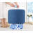 Stylish Pouffe for Modern Living Room, 50% Cotton / 50% Linen, 18.1 in Height x 16.9 in Diameter | 35 DNS Orthopedic Sponge with 2.4 in Thickness | Perfect for Seating & Footrest, Comfortable & Chic Design