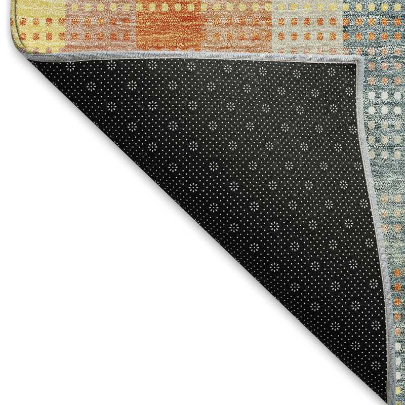 Tapis pêche Prisco lavable à la machine de qualité supérieure, Rectangulaire 3 pi x 5 pi