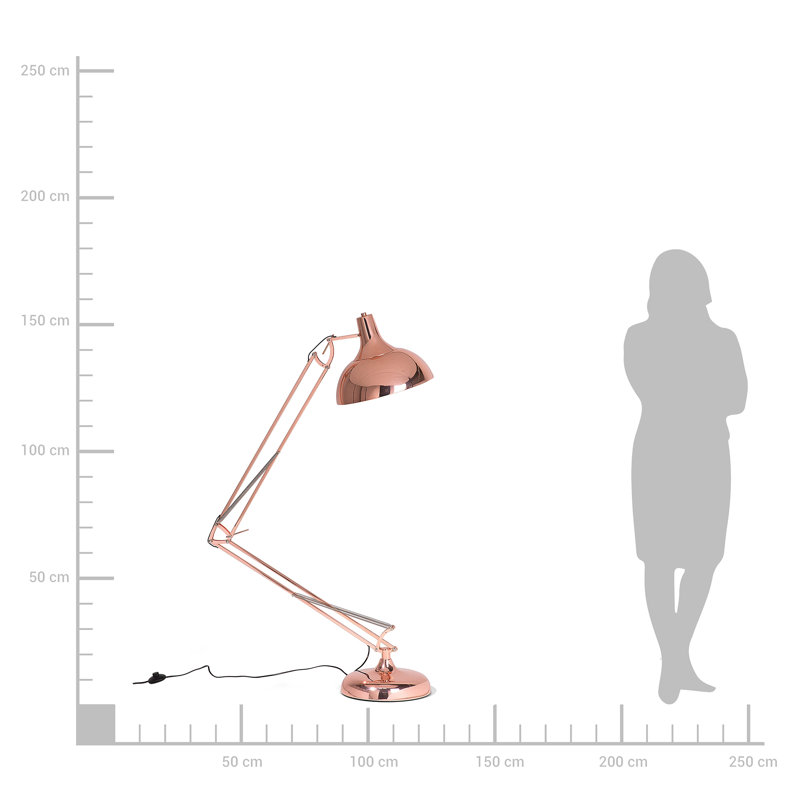 Task Floor Lamp, Copper