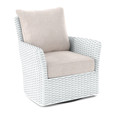 Lanai Upholstered Swivel Armchair