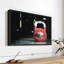 Art mural rouge rétro Kettlebell-1079929455