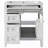 Orrville 30'' Single Bathroom Vanity with Ceramic Top-733410666