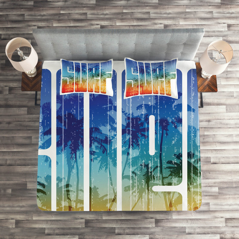 Coastal Polyester Coverlet