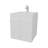 White Bathroom Vanity With Two Doors-203107348
