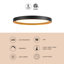 Nix 15-in Black dimmable LED Flush Mount-542262018