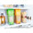 iDesign Crisp Fridge and Pantry Storage Organizer Bin with Handles, 10" x 4" x 6" - Clear