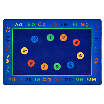 Tapis bleu pour salle de classe Basic Preschool Concepts