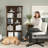 Tall 5 Shelf Bookcase in Ash Brown-296965743