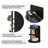 360° Rotating 69"x16" Multifunctional Full Length Mirror with Hook Storage Rack Coat Rack with Mirror Solid Wood Floor Mirror Bedroom Living Room Cloakroom Space Saving (black)-129598962