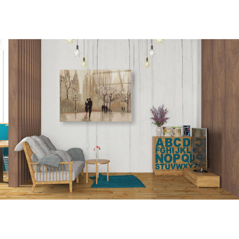 «An Evening Out Neutral» par Julia Purinton, art mural en verre acrylique, H 24 po x l 36 po x P 0,2 po