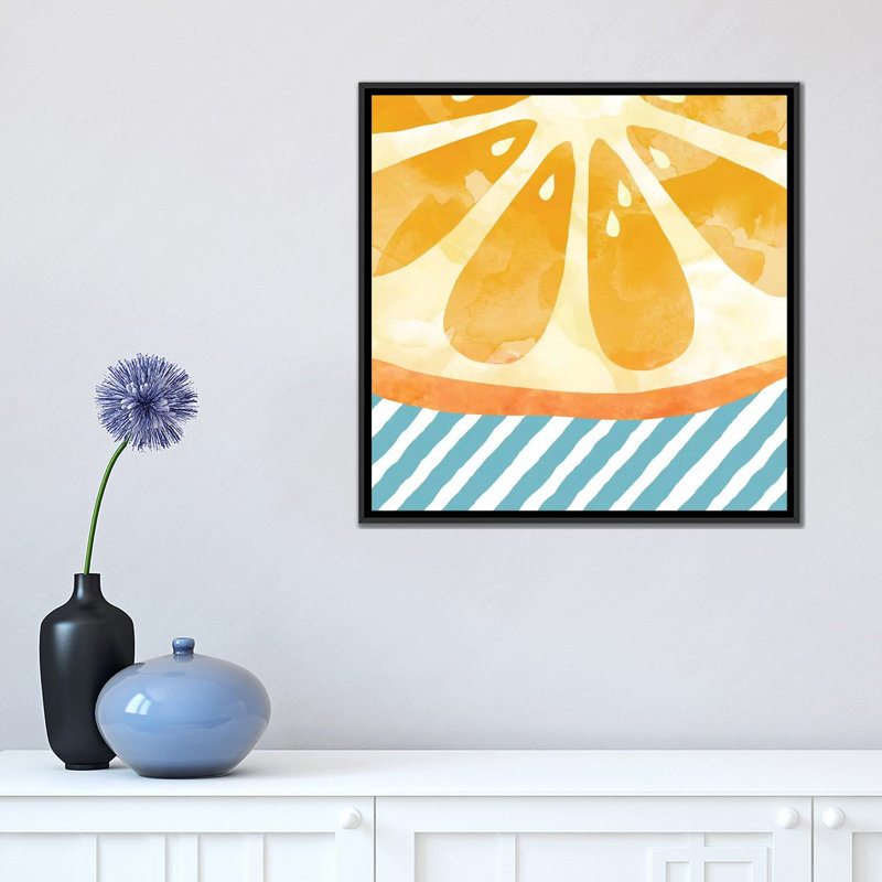 « abstract », impression sur toile, H 18 po x l 18 po x P 1,5 po, Toile avec cadre noir, Pas de tapis