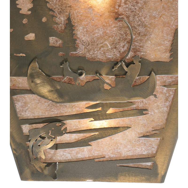 2 - Light Flush Mounted Sconce