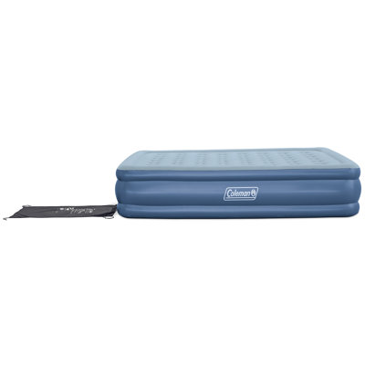 Coleman: SupportRest Plus: 16" Airbed - Handheld A/C Pump, Double-High Inflatable Mattress, Storage Bag, Water-Resistant PVC, Indoor-Outdoor