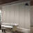Oat 6-Panel Single Rail Blackout Panel Track Extendable 70"-130"W x 94"H, Panel width 23.5"-87210748