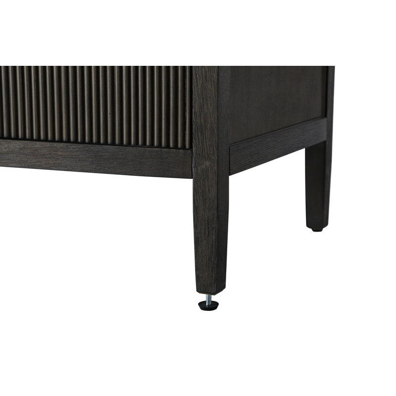Meuble-lavabo simple 48 po, Chêne chocolat
