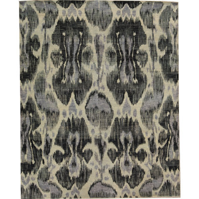 Wool Abstract Area Rug
