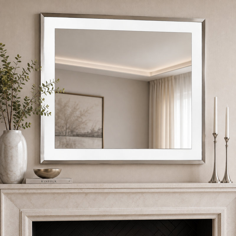 Marquee Rectangle Beveled Mirror
