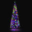 Arbre de Noël artificiel en PVC 7,5 pi avec lumières DEL, vert 7,5 pi