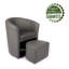 Fauteuil demi-tonneau avec repose-pieds Babumba-105776761