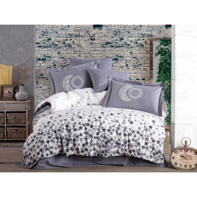 Cotton Geometric Shapes Duvet Cover