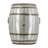 22.5X22.5X26" Drum Side Table