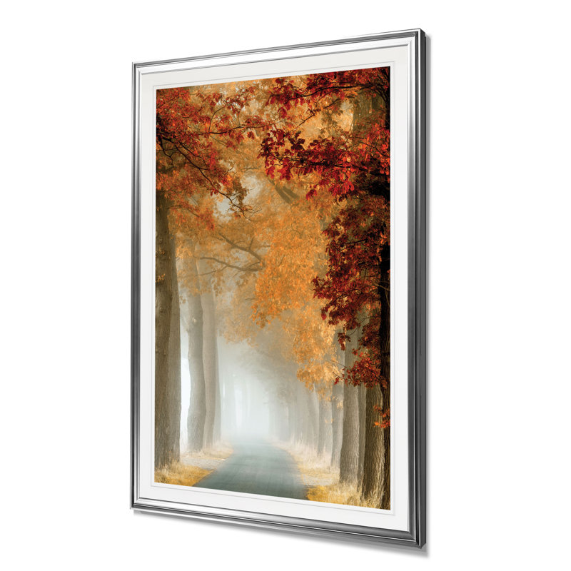«Wonder Curve», reproduction, H 24 po x l 20 po x 1,5 po, Cadre argenté