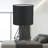 Beechmoor 31.6Cm Black Paint Table Lamp Set