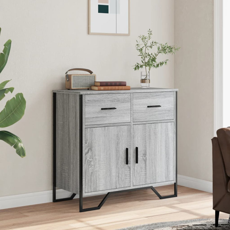 Shamica 79.5cm Sideboard, Grey Sonoma