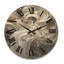 Horloge murale en bois massif Levaughn-1094433337