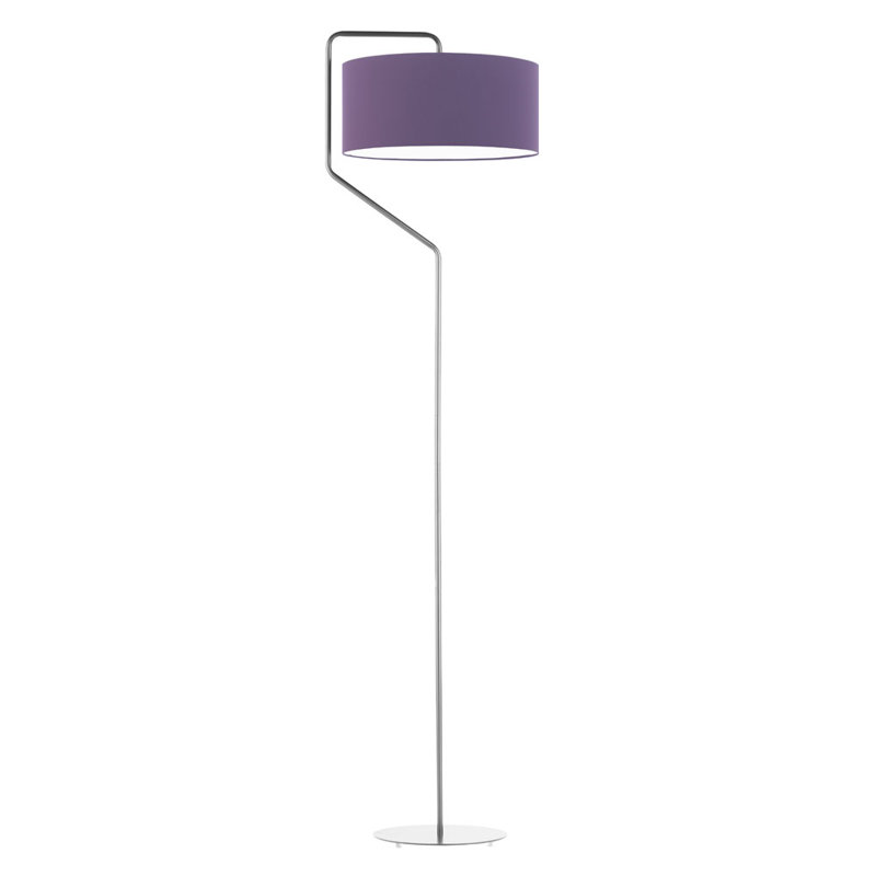 Eleanore 156cm Traditional Floor Lamp, Violet