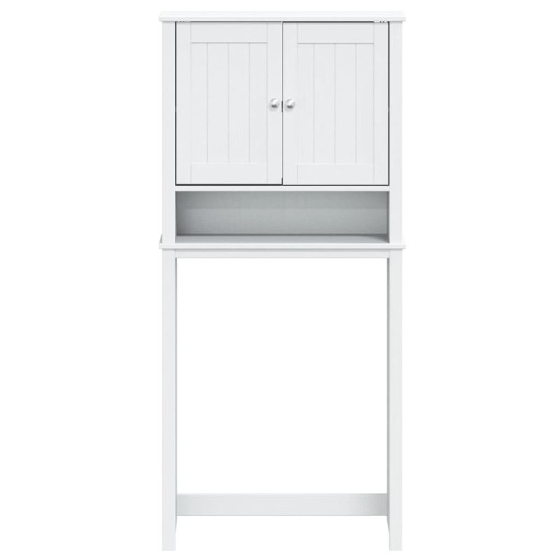 Laylarae Solid Wood Bathroom Storage, White, 64.8" H x 29.9" W x 10.6" D