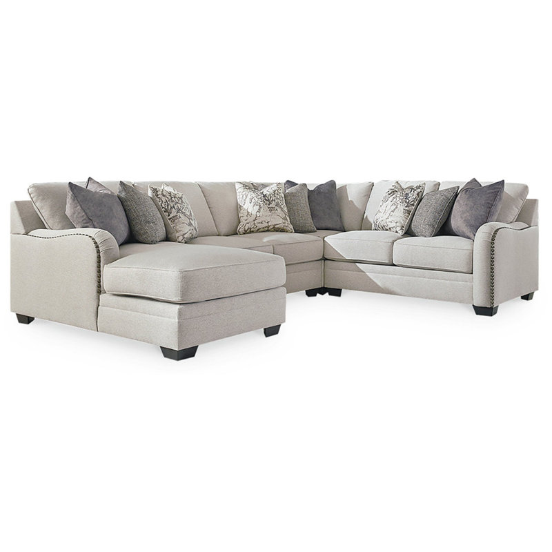 Canapé modulaire 4 pièces avec méridienne Davyn, Left Hand Facing, H 38 po x l 129 po x P 98 po