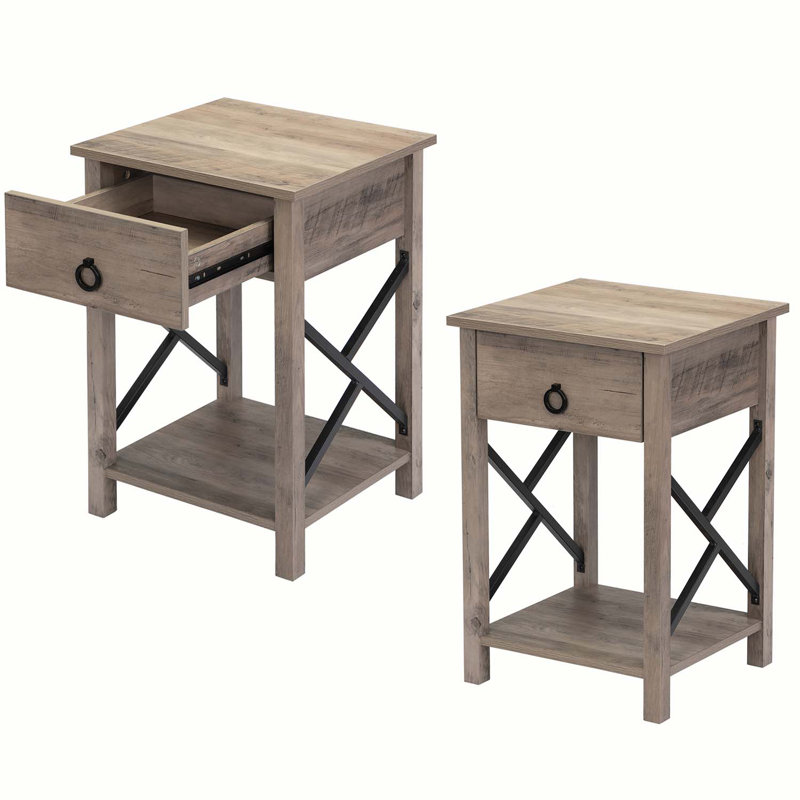 Sierria 17.5'' W Solid Wood Nightstand