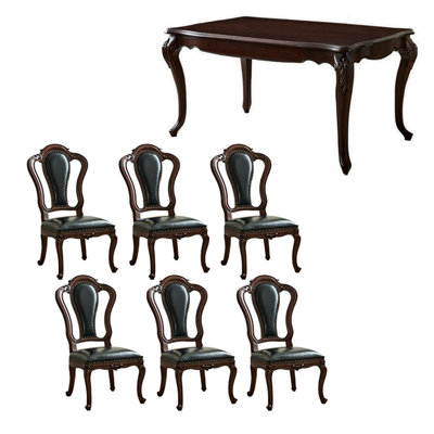 Classic vintage solid wood table set