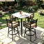 Tabourets de bar pivotants d'extérieur haut de gamme en aluminium avec coussin Sunbrella®-123417633-130915331