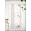 24-Inch X 60-Inch Distressed White Floor Mirror, Full-Length View For Elegant Home Decor