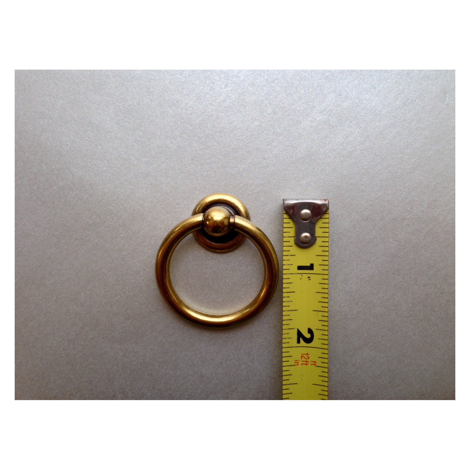 Drawer Small Ring Pull, Antique Brass