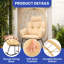 Fauteuil à bascule Tranquility avec rotin résistant aux intempéries et coussins confortables