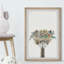 Roderica «Laid-back Flower Crowned Llama», reproduction encadrée-1817508383