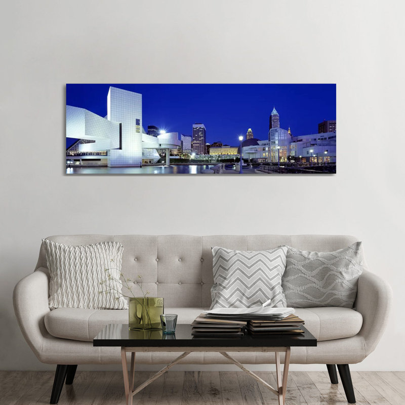 Cleveland, Ohio, USA - Wrapped Canvas Panoramic Print, 182.88 cm H x 60.96 cm W