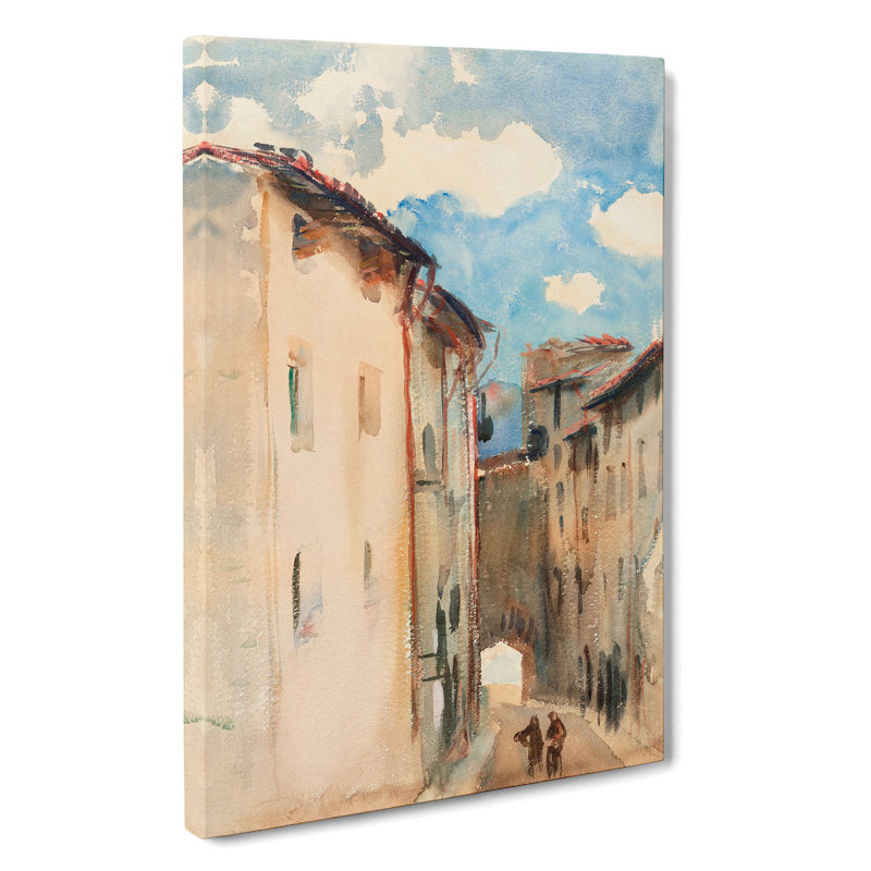 Camprodon, Spain by John Singer Sargent - Wrapped Canvas Painting, 60cm H x 40cm W x 3cm D