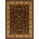 Tapis brun / ivoire Cokeley