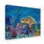 « loggerhead turtle », reproduction de peinture à l’acrylique sur toile tendue-33537728