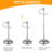 Bathroom Free Standing Toilet Paper Holder with Weighted Base-96335052