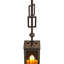 Luminaire suspendu rectangulaire 1 lumière unique