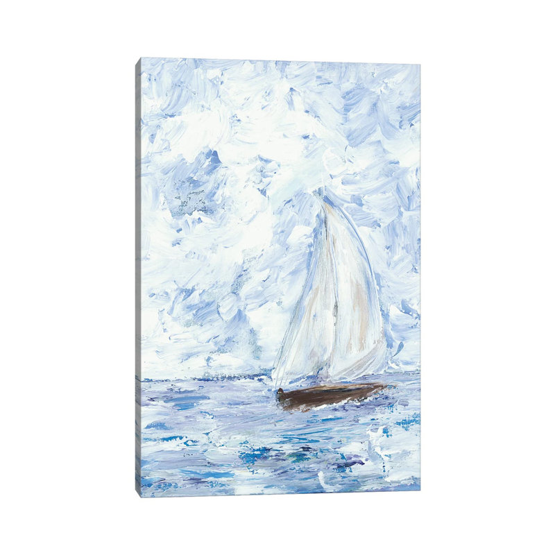 Sailing by Roey Ebert - Painting on Canvas, Wrapped Canvas, 45.72cm H x 30.48cm W x 1.91cm D
